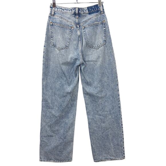 Abercrombie & Fitch Size 26 / 2 Short Jeans High Rise Curve Love Relaxed 90s Fit - Picture 2 of 16